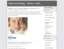 Tablet Screenshot of hallbarlivsstil-webbmagasin.com